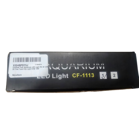 Carefree Fish Aquarium LED Light 13W 20-50cm Tank Size Easy Operation Adjustable - Picture 4 of 4